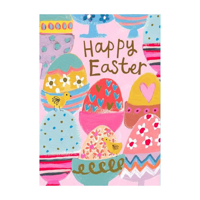 Vista Card - Happy Easter Eggs