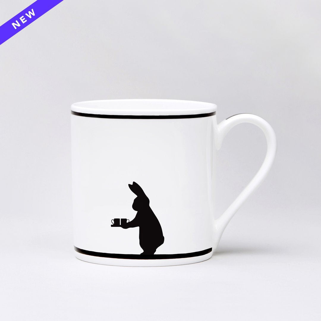 HamMade Fine China Mug - Teatime Rabbit