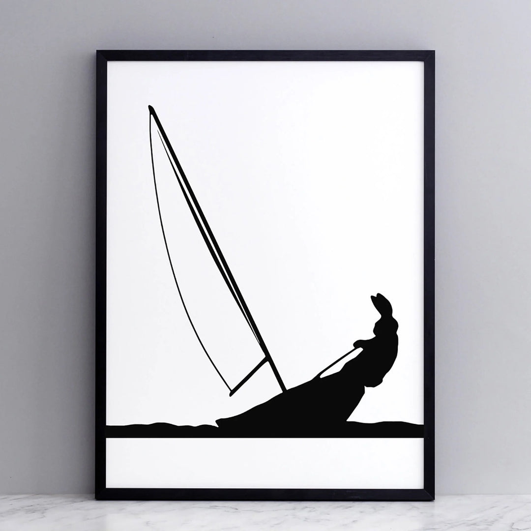 Sailing Rabbit Print