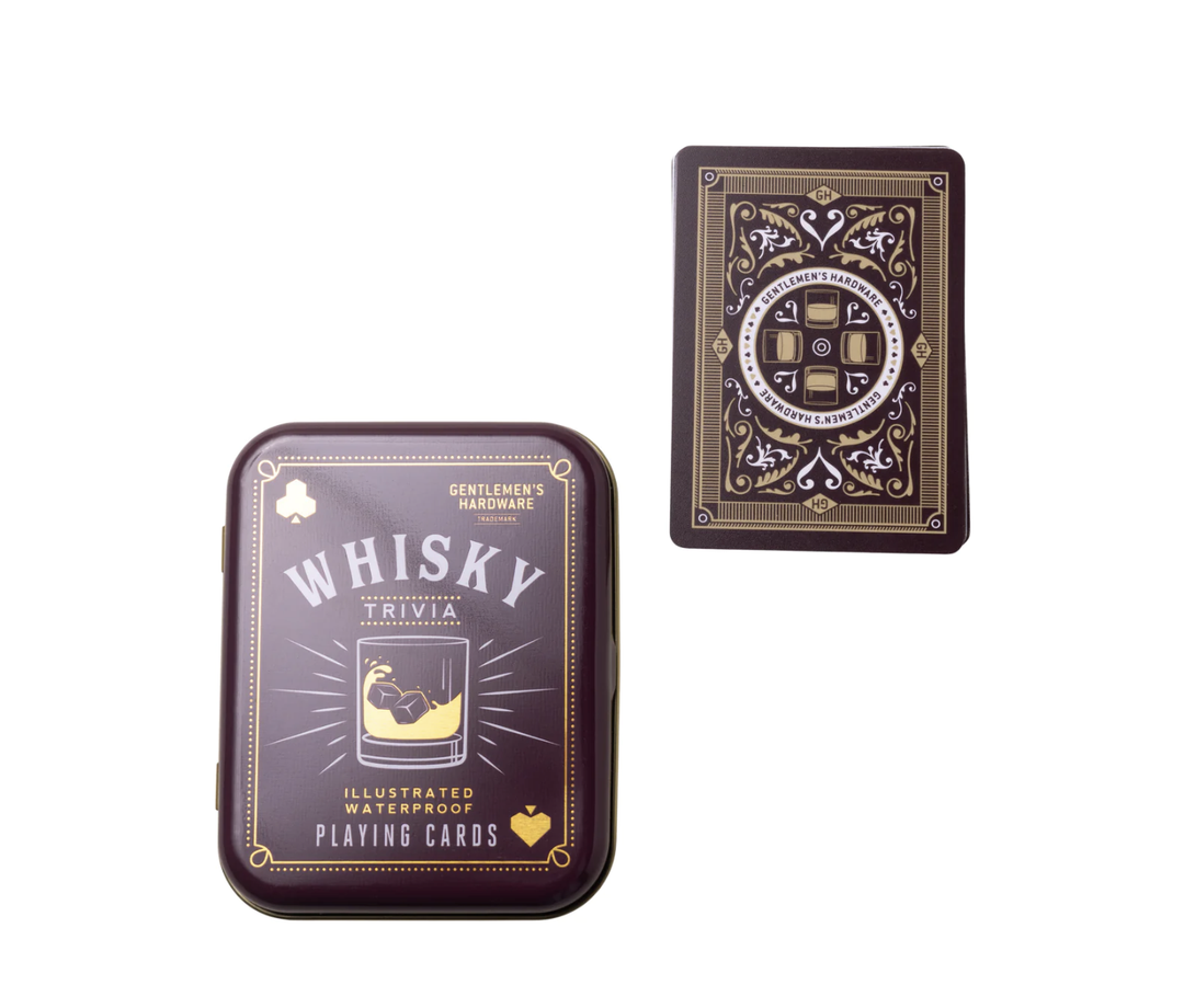 Gentlemen's Hardware - Whisky Playing Cards