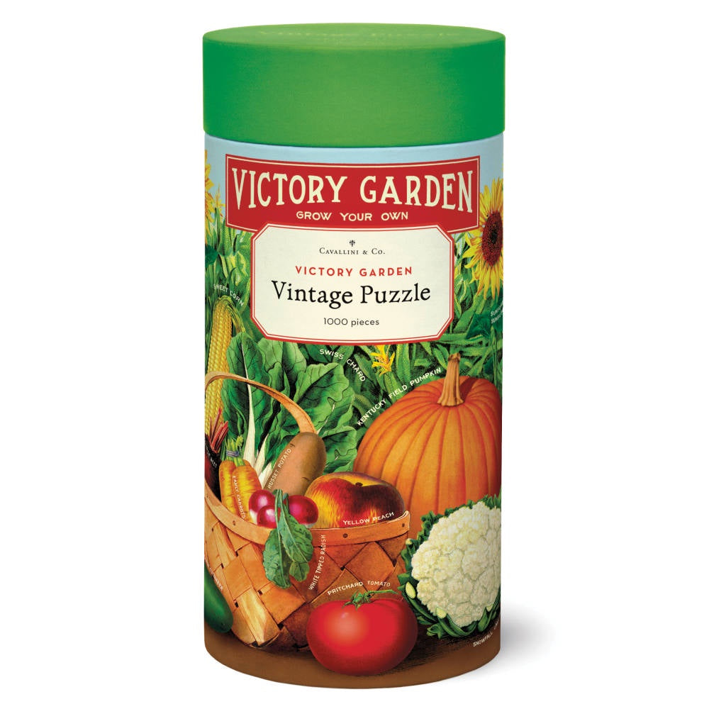 Cavallini & Co. 1000 Piece Puzzle - Victory Garden