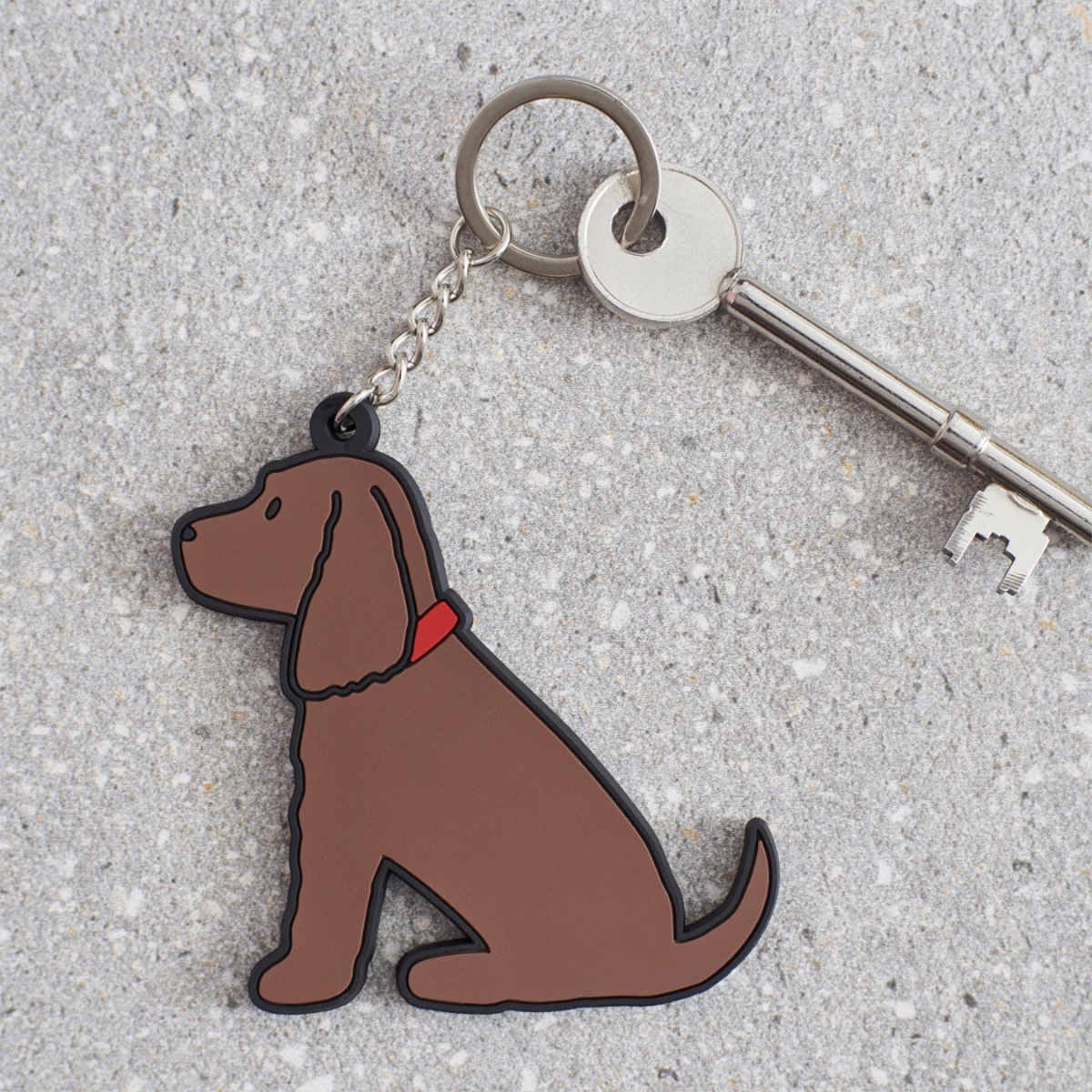 Keyring - Chocolate Cocker Spaniel - Sweet William