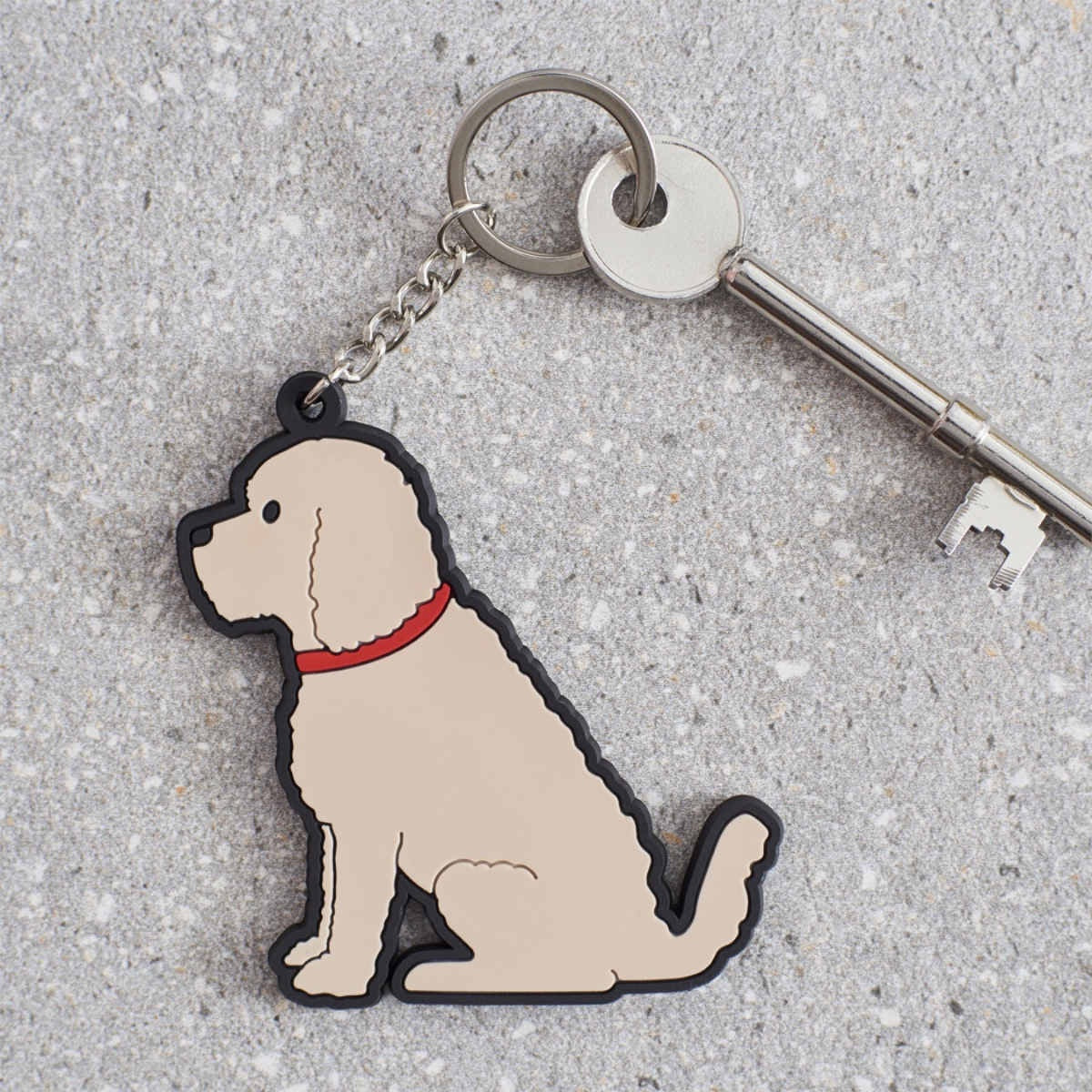 Sweet William Keyring - Apricot Cockapoo/Labradoodle