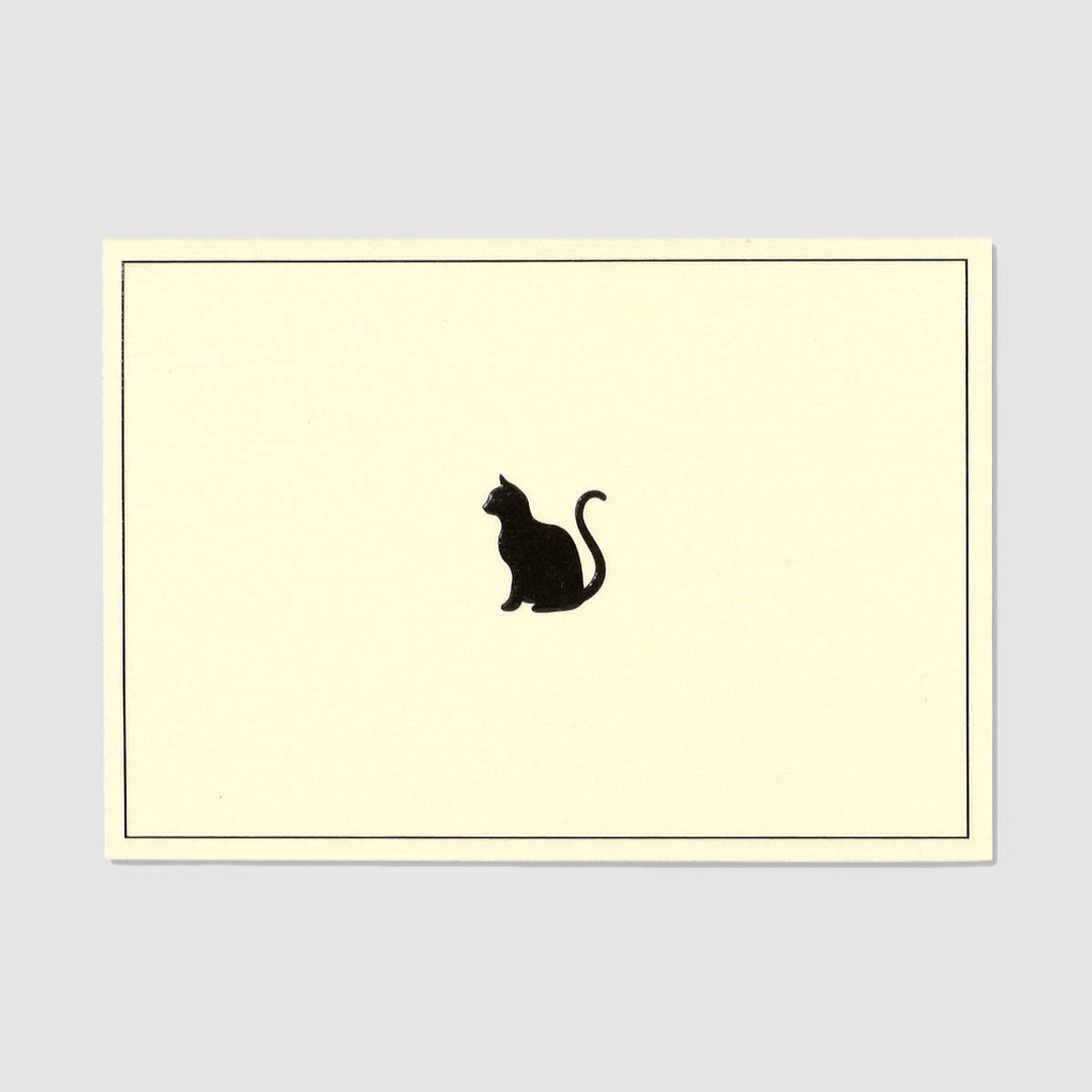 Boxed Everyday Note Cards - Black Cat