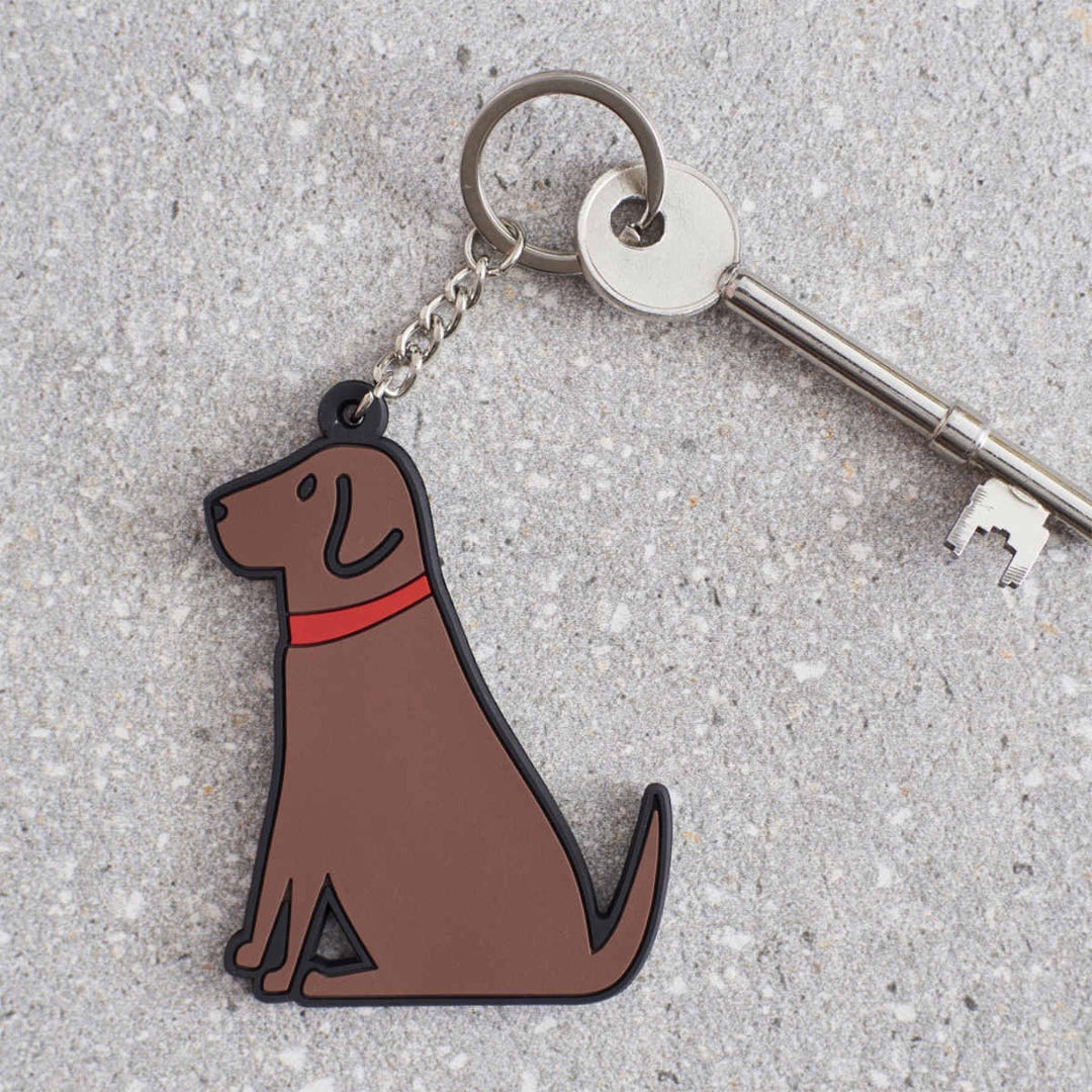 Keyring - Chocolate Labrador