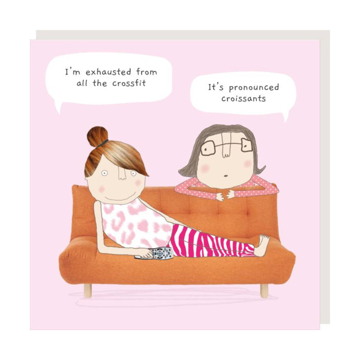 Rosie Made A Thing Card - Crossfit
