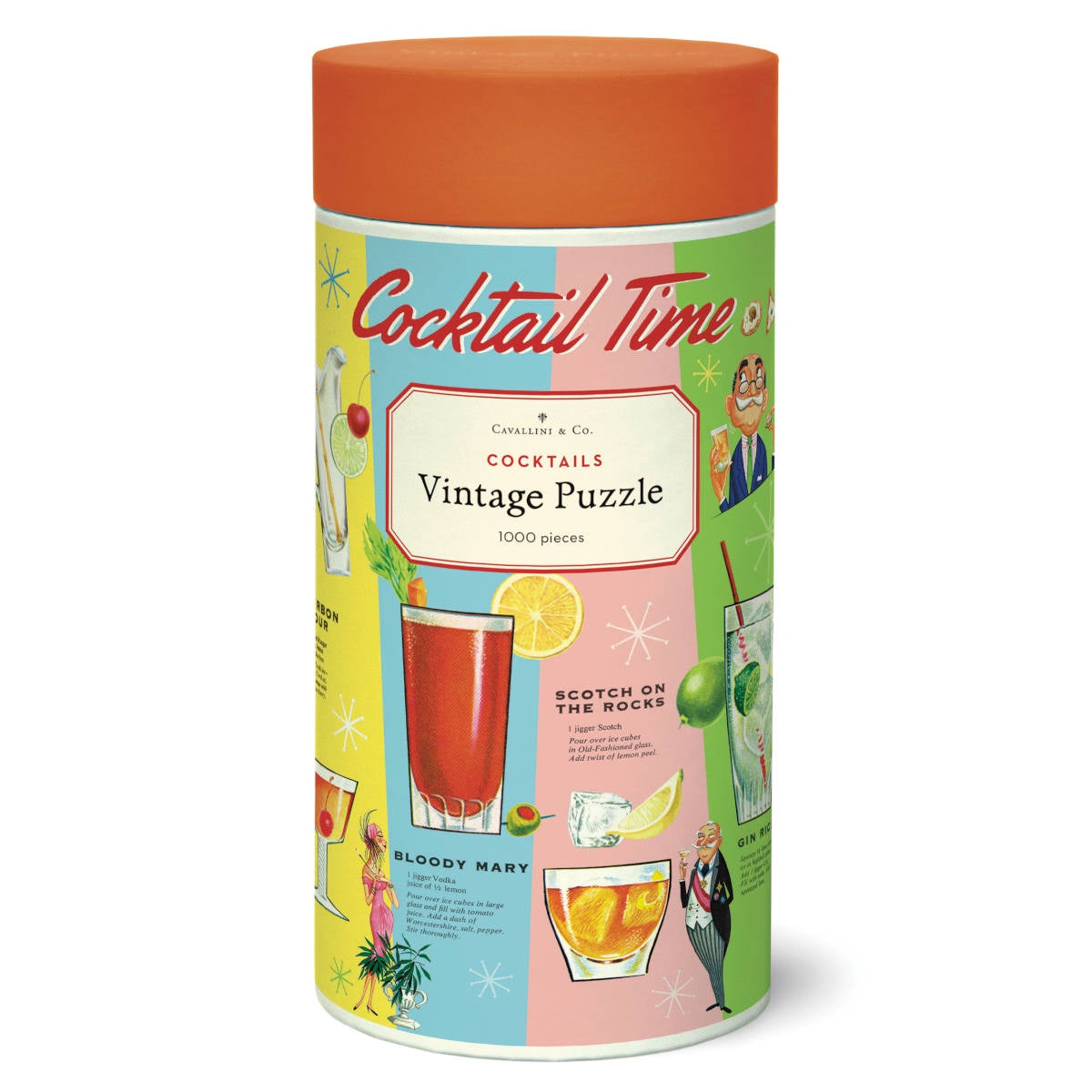Cavallini & Co. 1000 Piece Puzzle - Cocktails