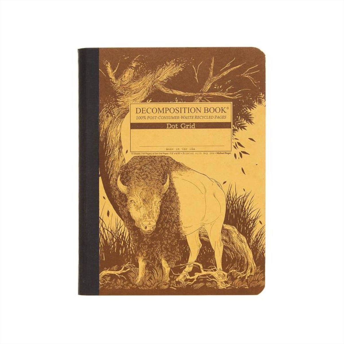 Decomposition Book - Large Notebook - Dot Grid - Bison