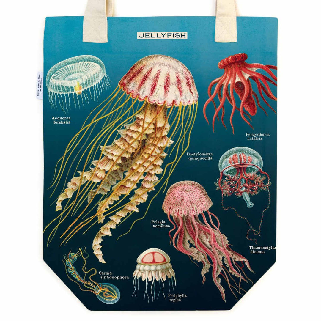 Vintage Jellyfish Tote Bag