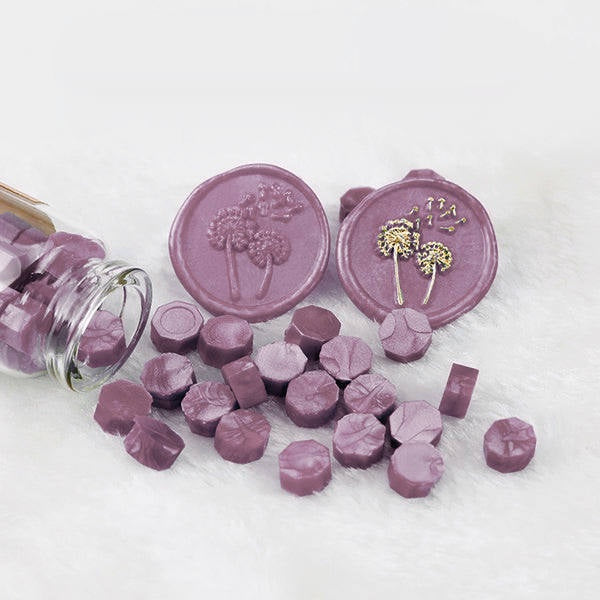 Wax Beads in Glass Jar - Mauve