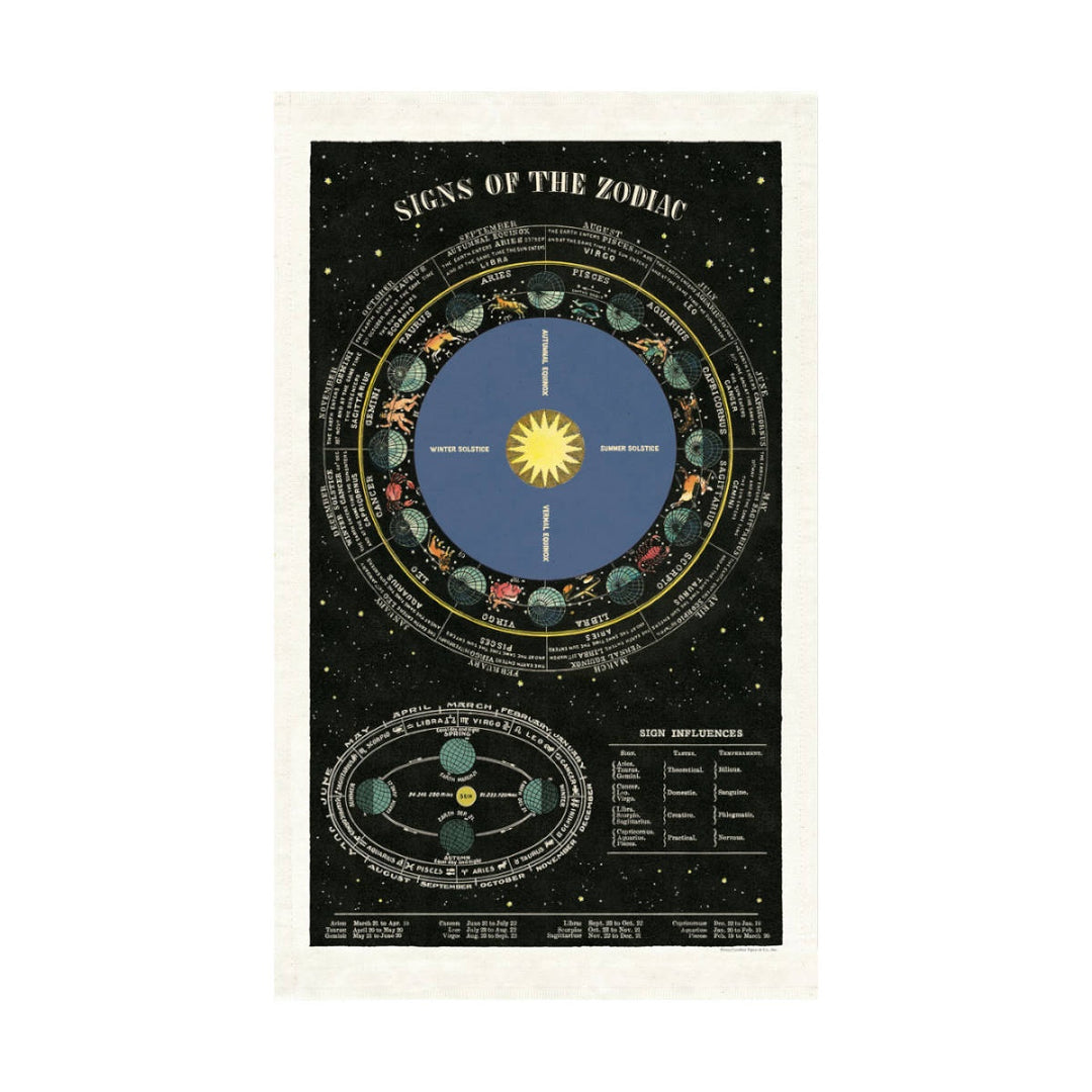 Zodiac Tea Towel