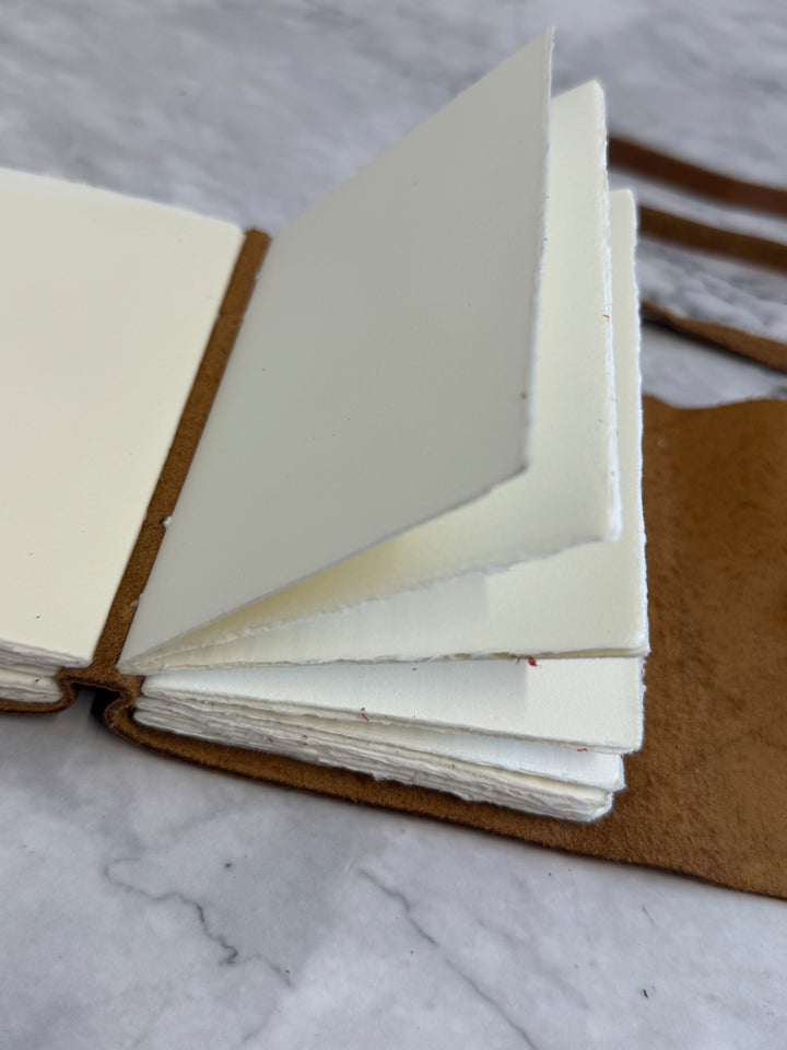 Laccio Leather Journal - Tan Small