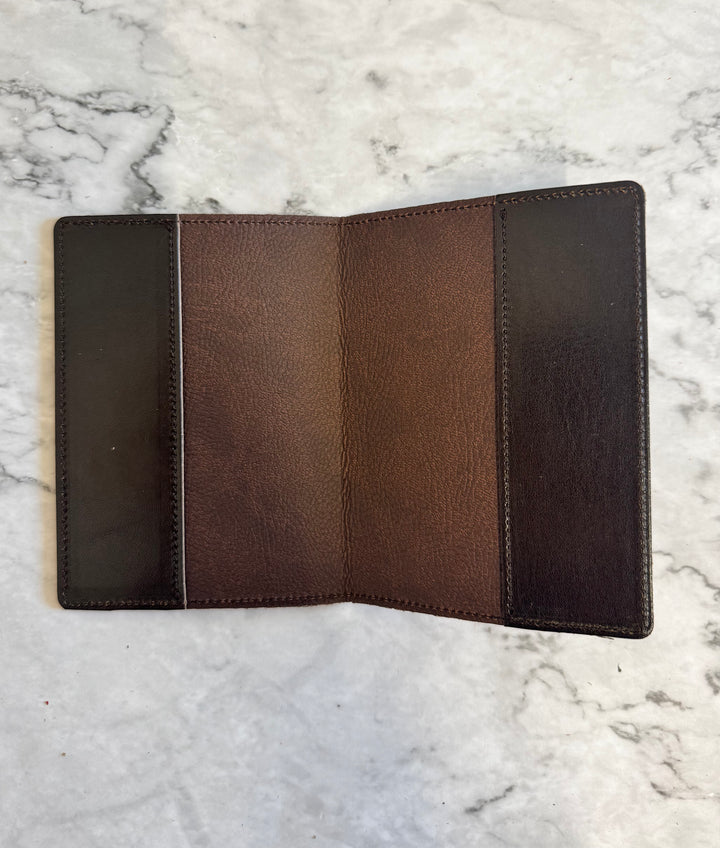 Manufactus Leather Passport Holder - Chocolate