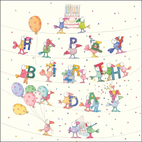 Twigseeds Card - Happy Birthday Cake