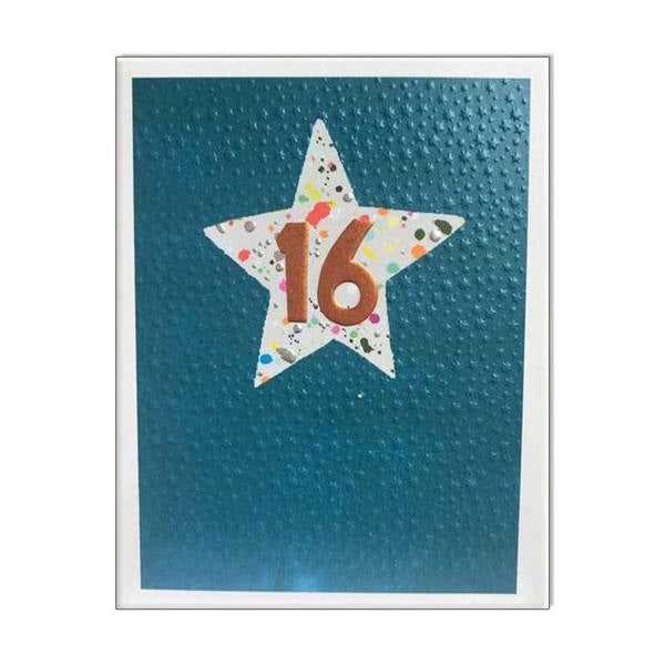 Jamboree Card - Age 16 Blue