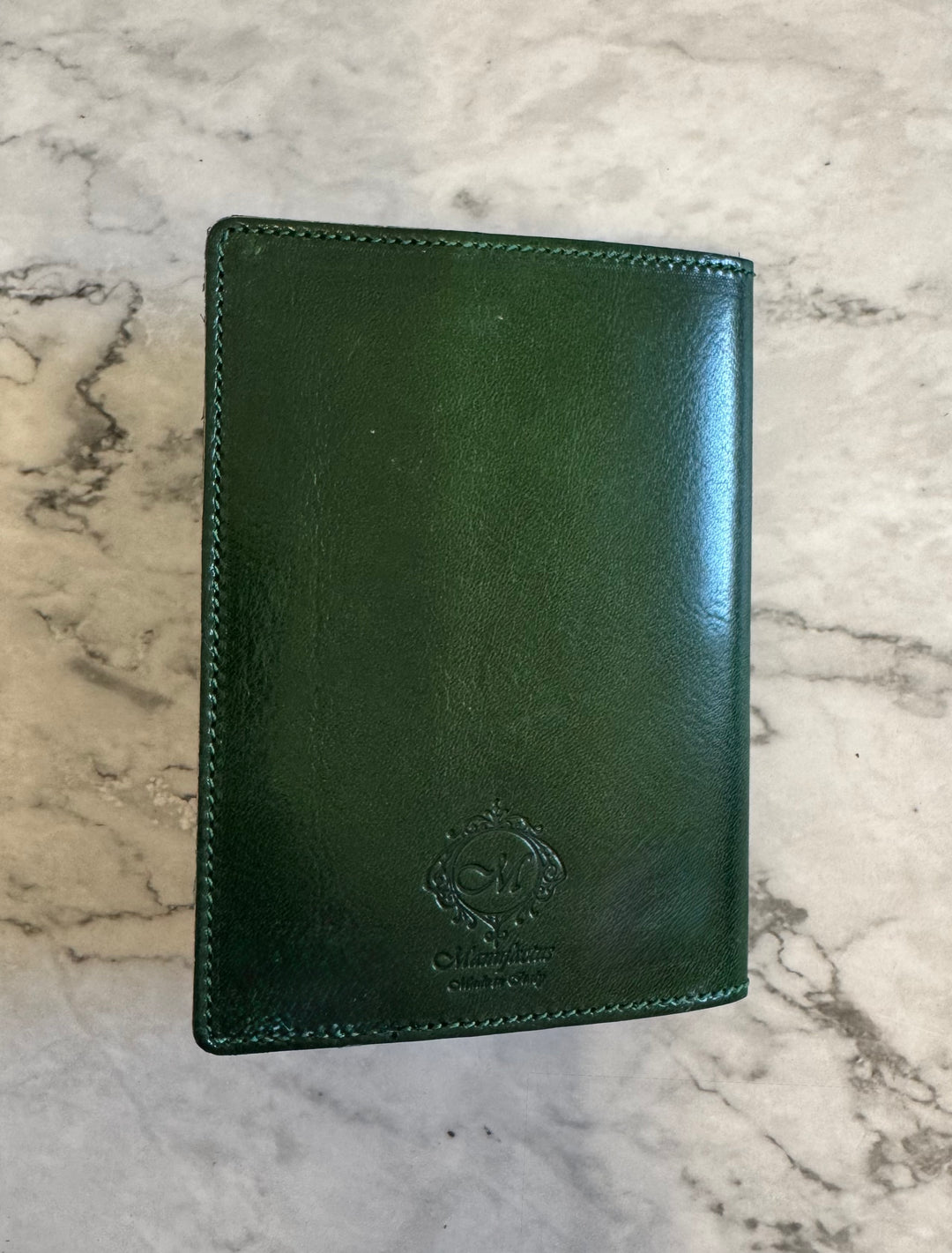 Manufactus Leather Passport Holder - Green