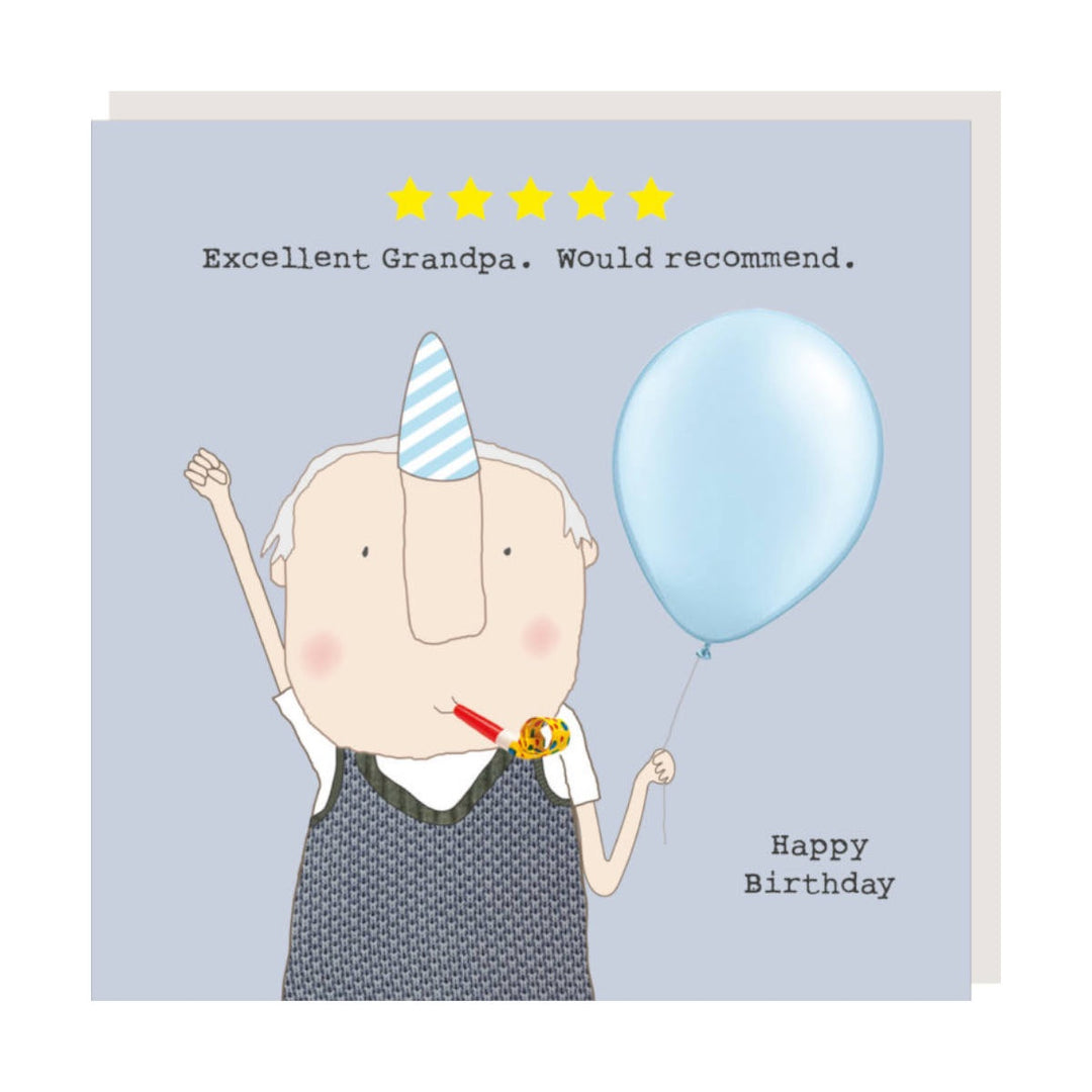 Rosie Made A Thing Card - Five Star Grandpa