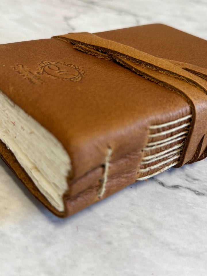 Laccio Leather Journal - Tan Small