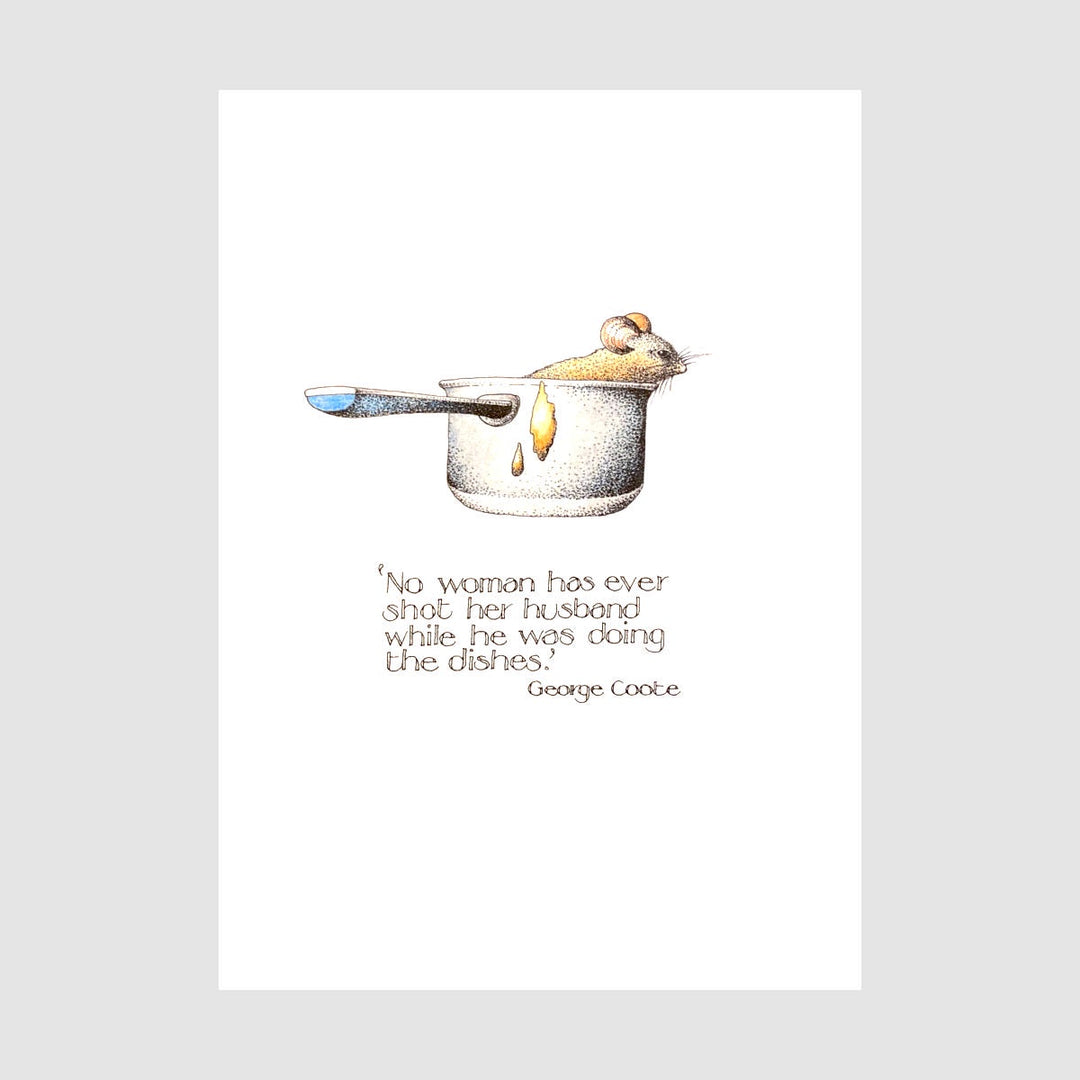 Simon Drew Card - Dishes