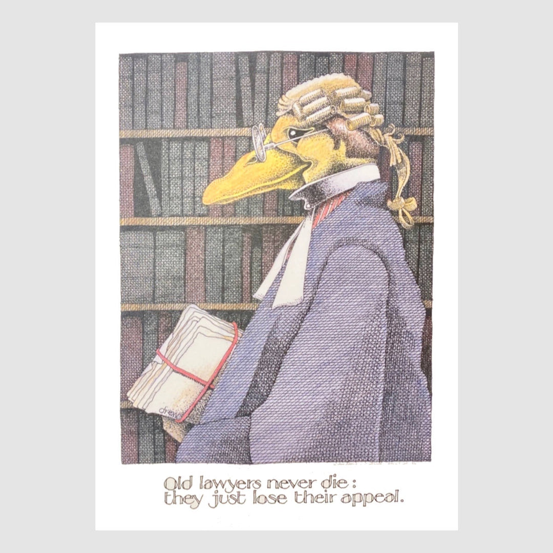 Simon Drew Card -  Old Lawyers