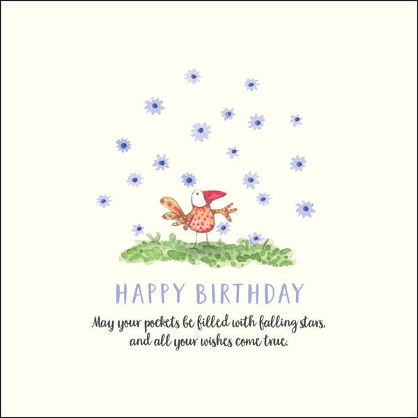 Twigseeds Card - Falling Stars Birthday
