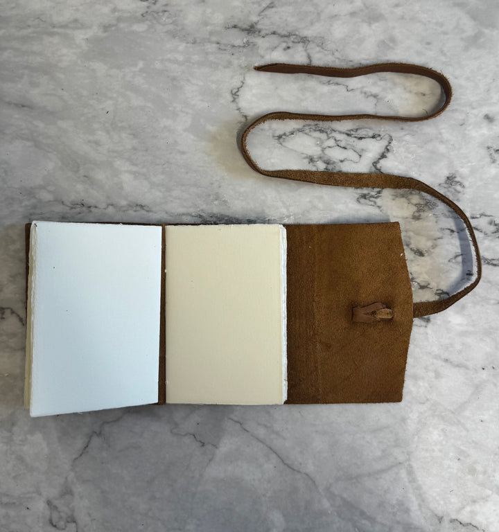 Laccio Leather Journal - Tan Small