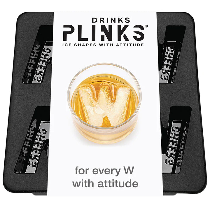 Ice Cube Tray - W is for Whiskey - DrinksPlinks