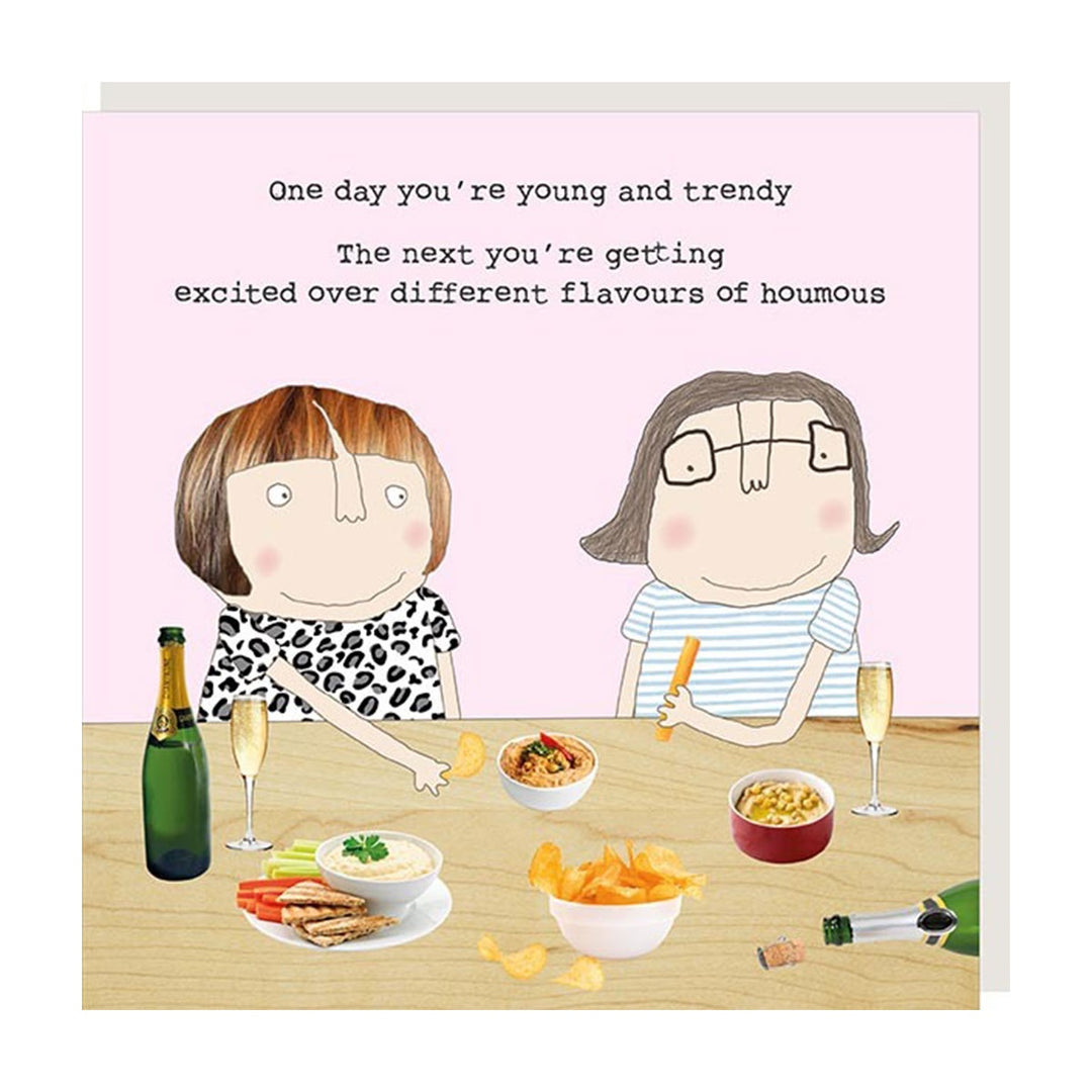 Rosie Made A Thing Card - Houmous