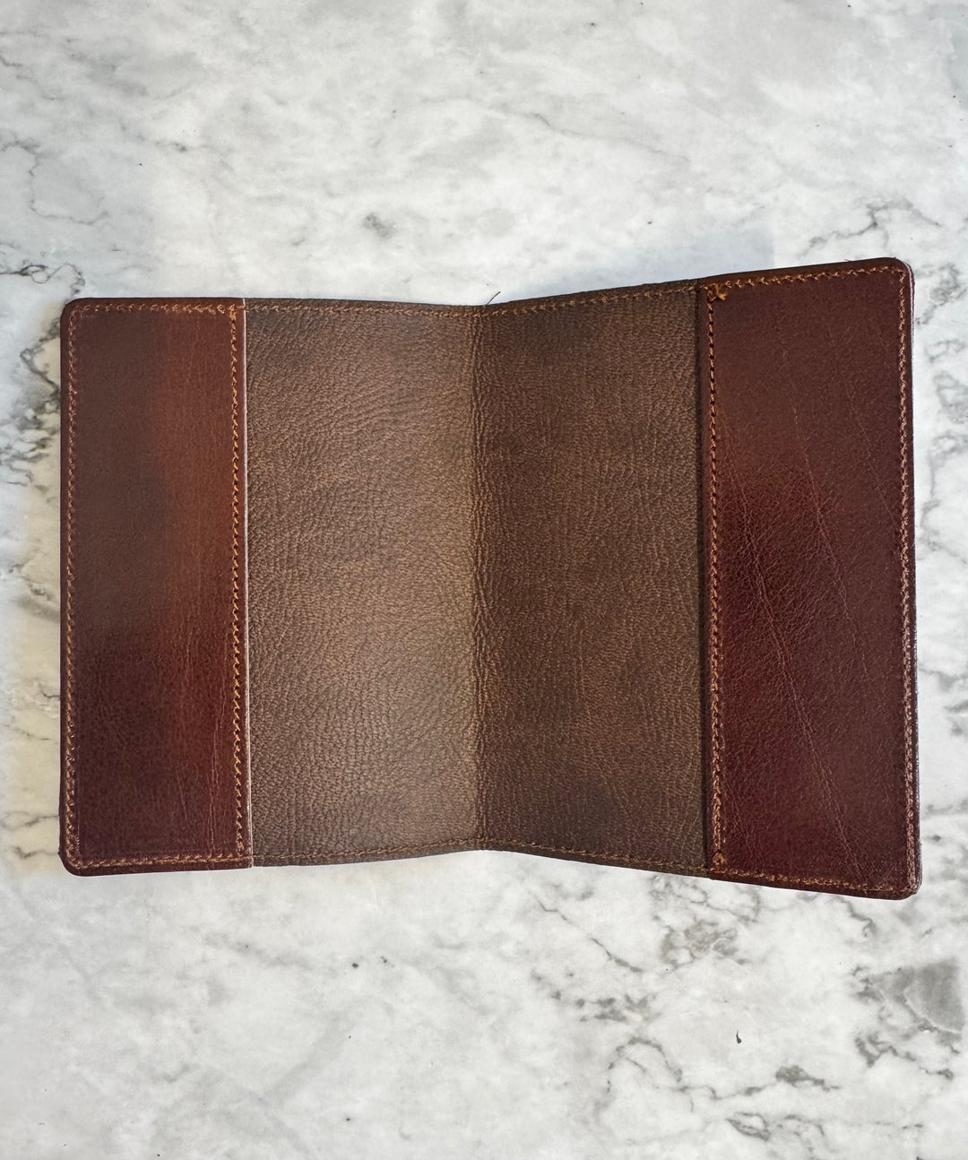 Manufactus Leather Passport Holder -  Brown