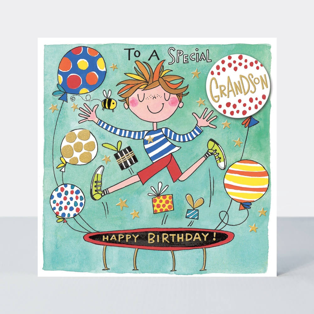 Chatterbox Card - Grandson - Happy Birthday