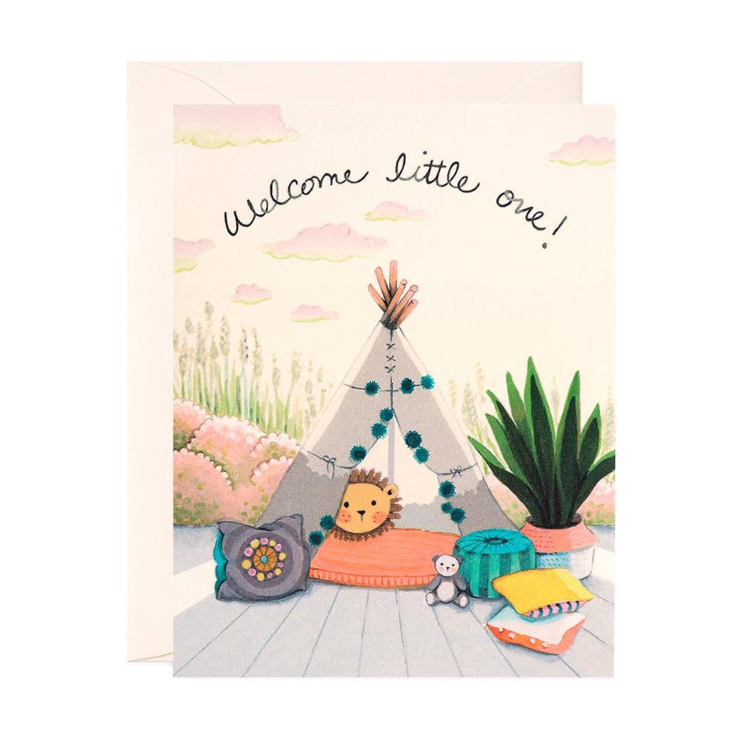 JooJoo Paper Card - Baby Tee-Pee
