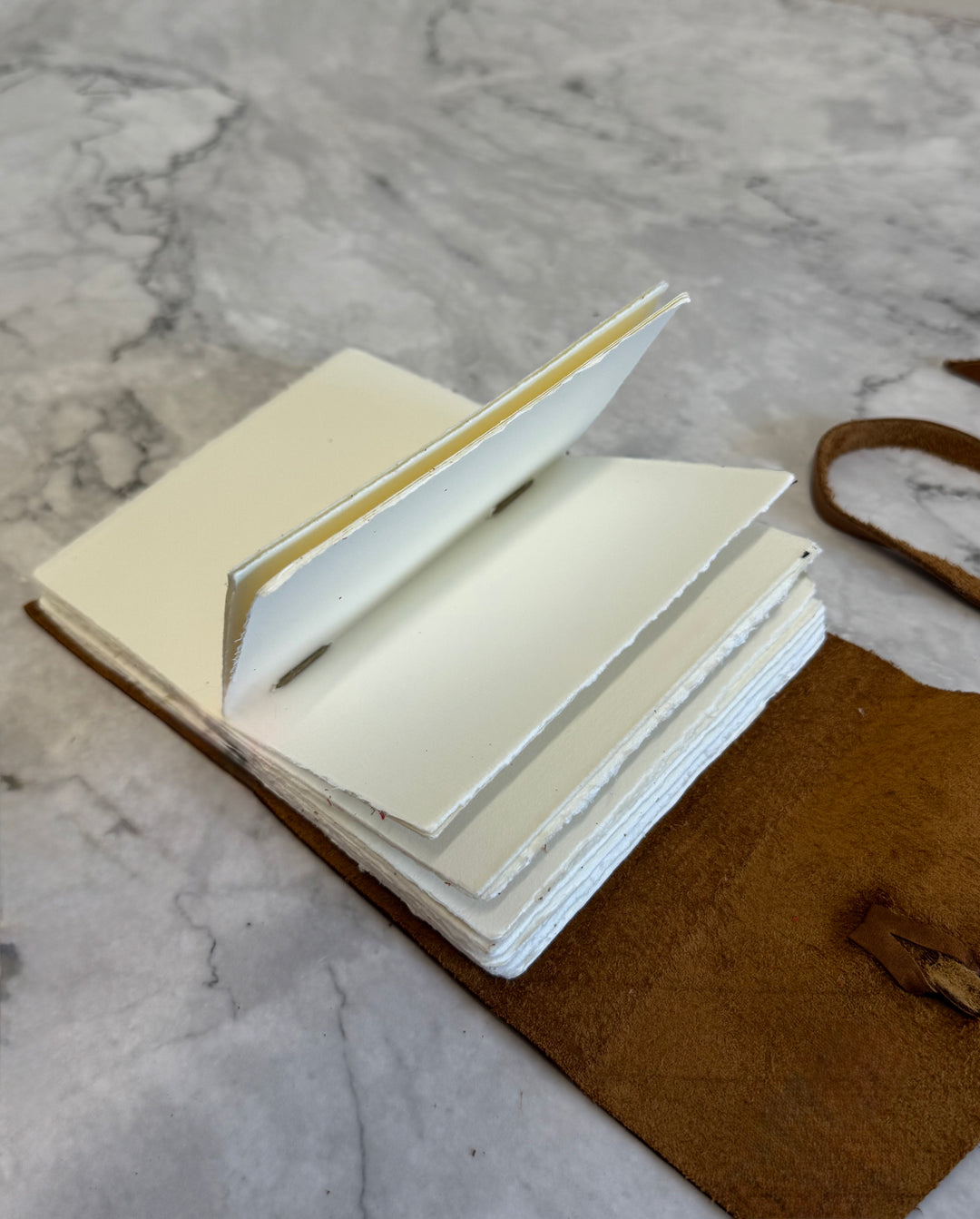 Laccio Leather Journal - Tan Small