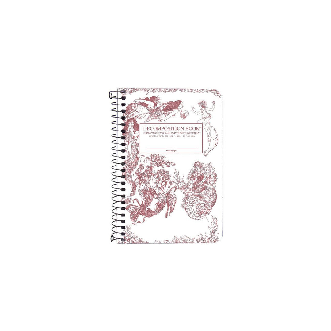 Decomposition Book - Pocket Spiral Notebook - Ruled - Mermaids