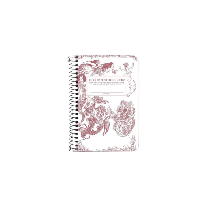 Decomposition Book - Pocket Spiral Notebook - Ruled - Mermaids