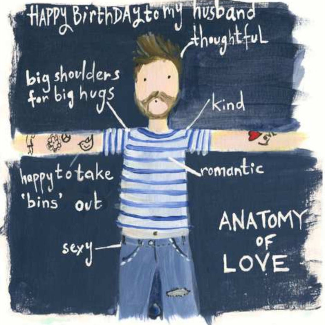 Sooshichacha Card - Husband Anatomy of Love