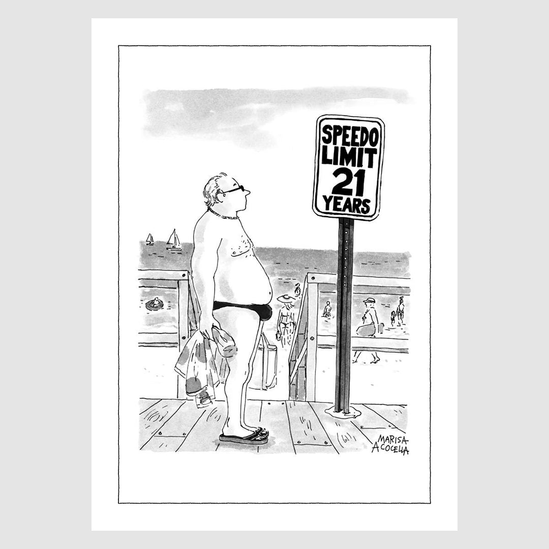 The New Yorker Card - Speedo Limit
