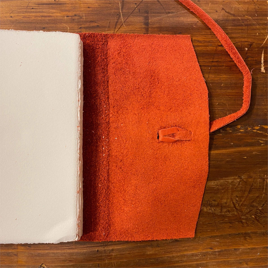 Medioevo Leather Journal - Red Medium