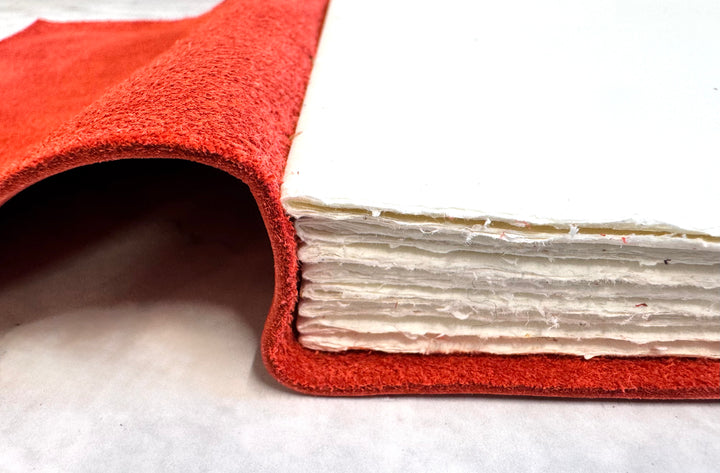 Medioevo Leather Journal - Red Large