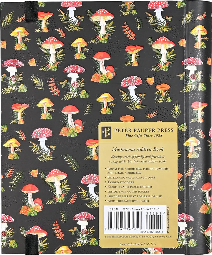 Address Book - Mushroom