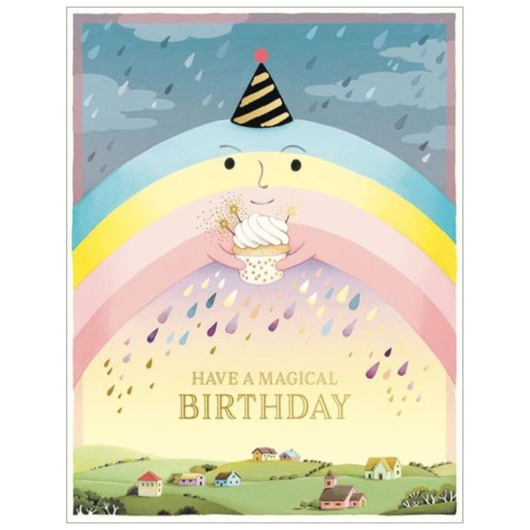 Birthday Card - Rainbow Birthday - JooJoo Paper