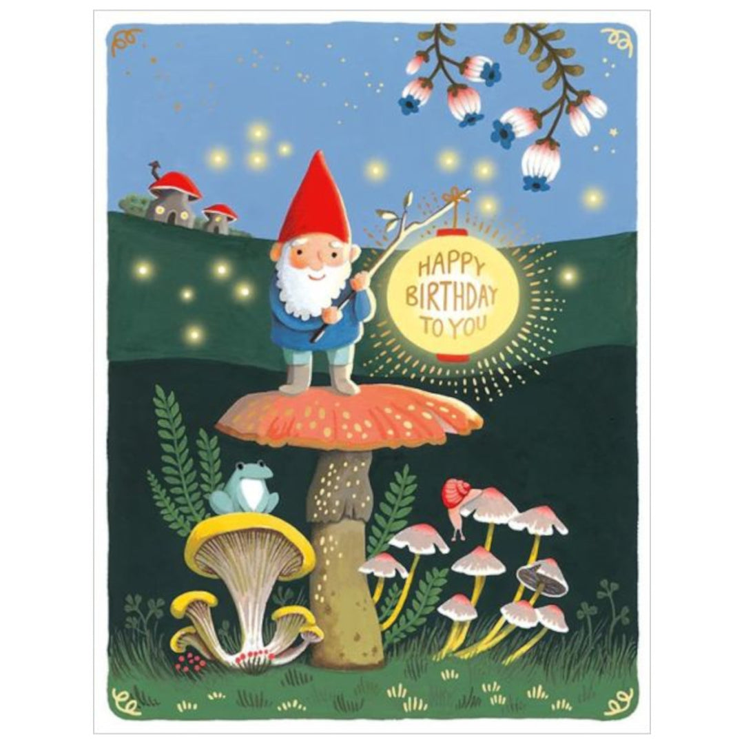 Birthday Card - Gnome Birthday - JooJoo Paper