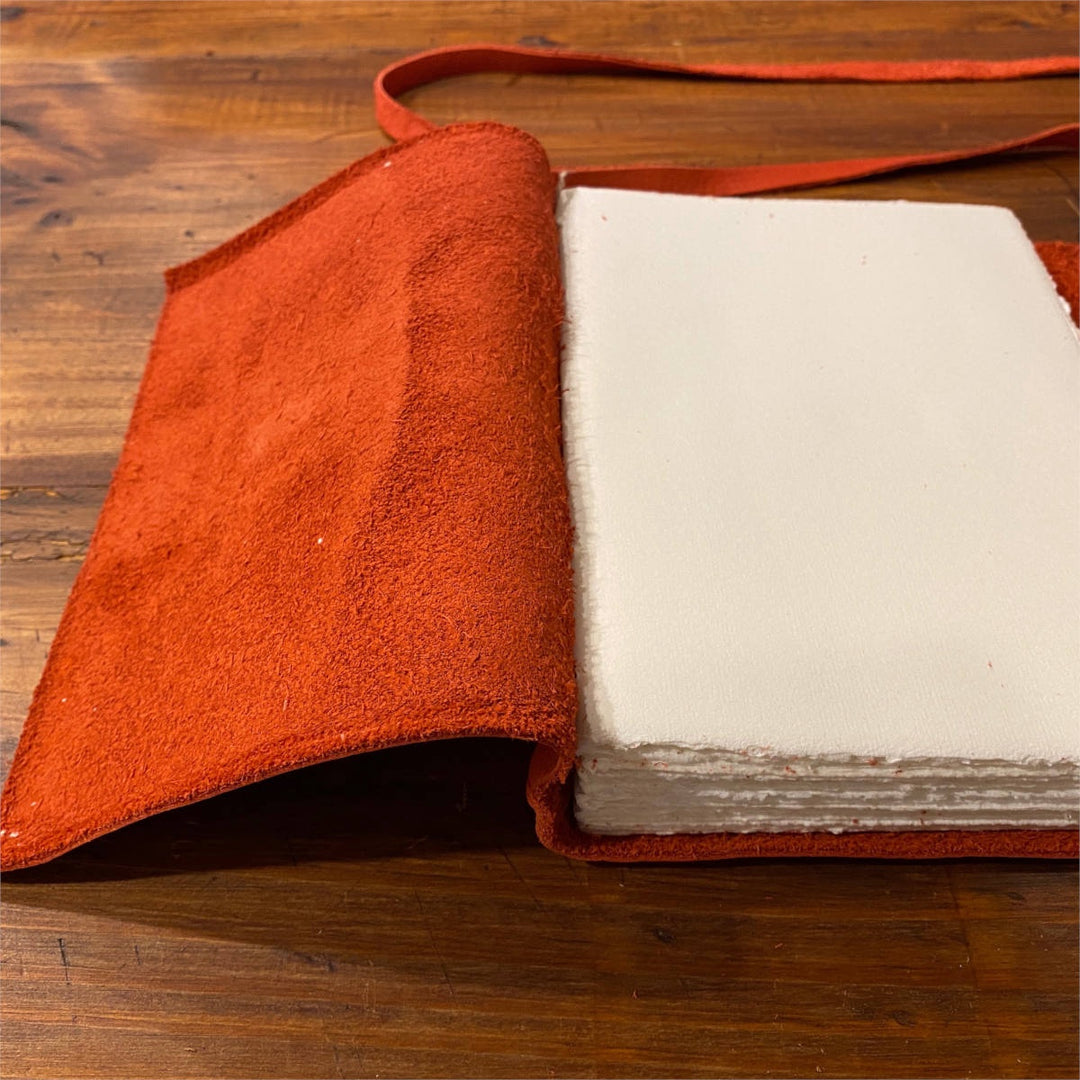 Medioevo Leather Journal - Red Medium