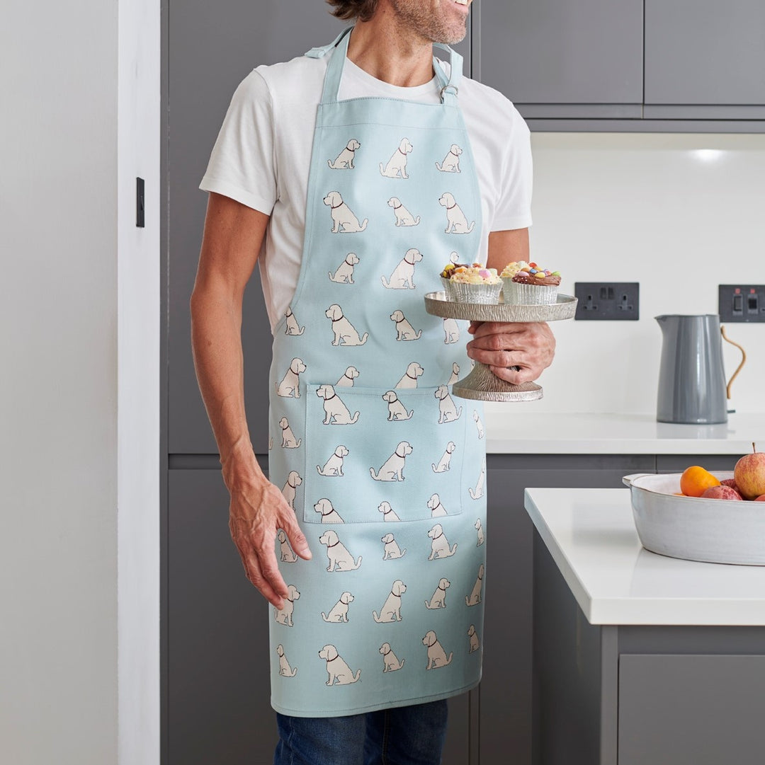 Sweet William Apron - Labradoodle/Cockapoo White