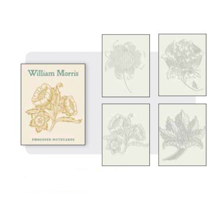 Boxed Notecard Set - Embossed William Morris