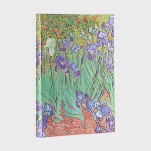 Paperblanks Sketchbook - Van Goph Irises, Grande, Unlined