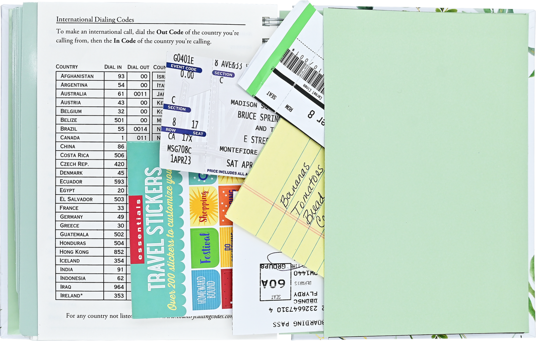 Address Book Large - Eucalyptus