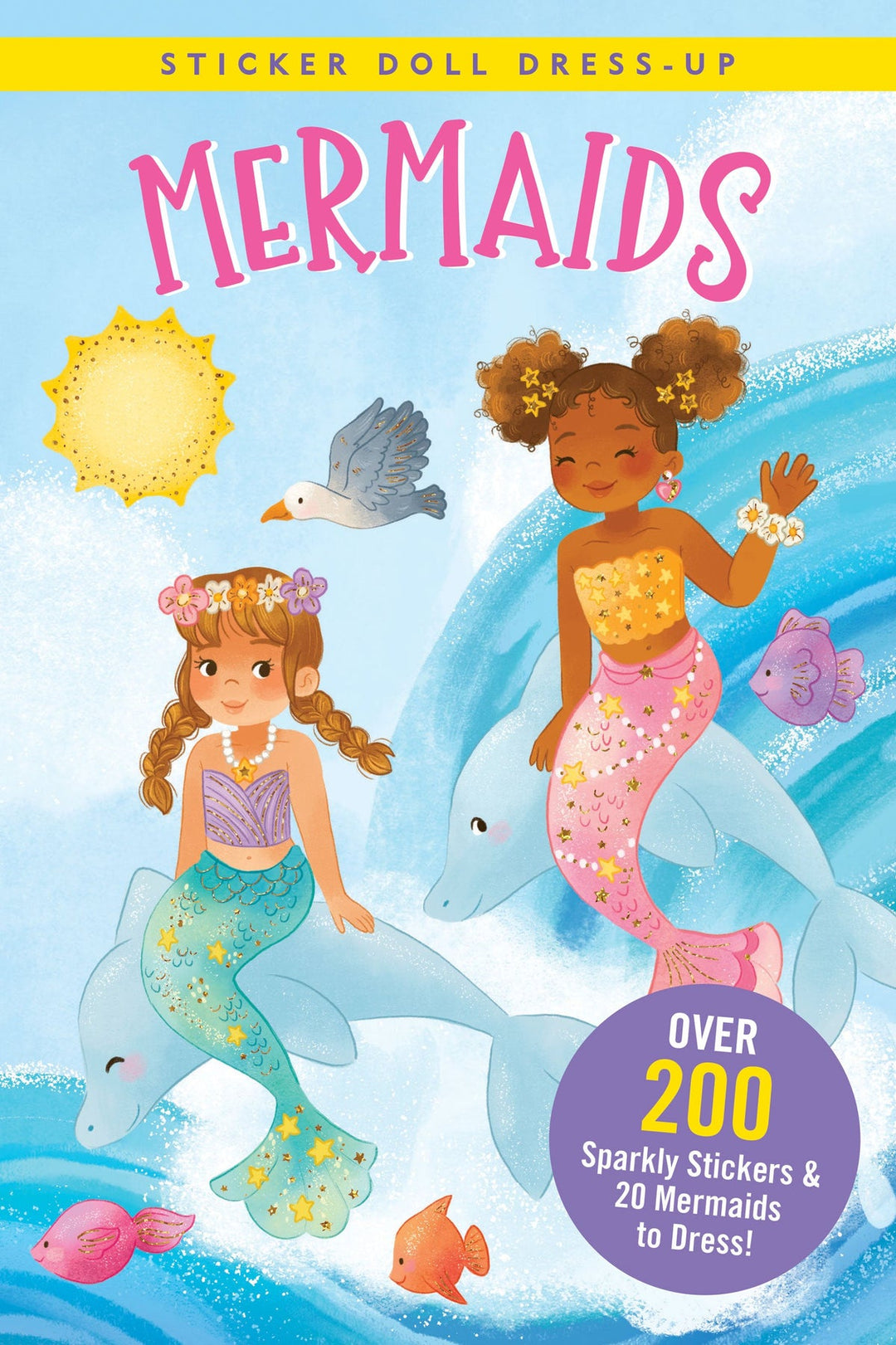 Sticker Doll Dress-Up Book - Mermaids