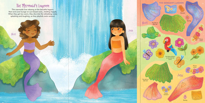 Sticker Doll Dress-Up Book - Mermaids