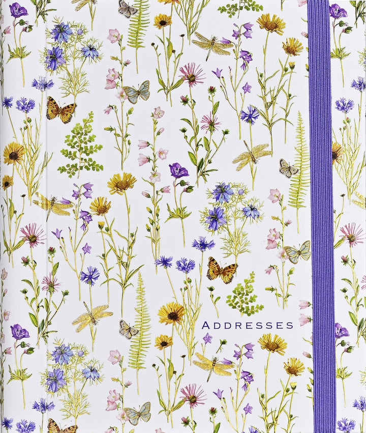 Address Book Large - Wildflower Garden