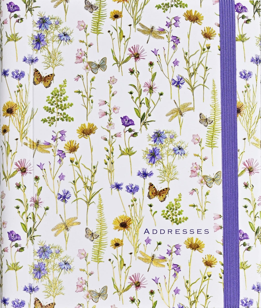 Address Book Large - Wildflower Garden